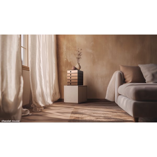 Styroval Pro Skuffekabinet | 5 skuffer | Mocca