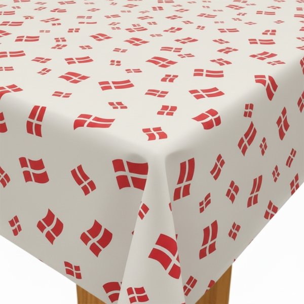 Voksdug flag, Dannebrog, 140 cm, 5 meter