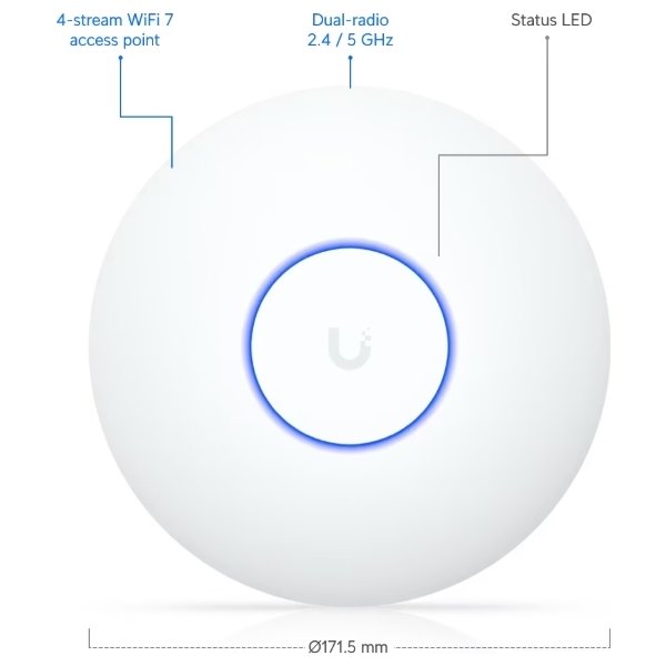 UbiQuiti U7-LITE - Access Point -WiFi 7 -Indendørs