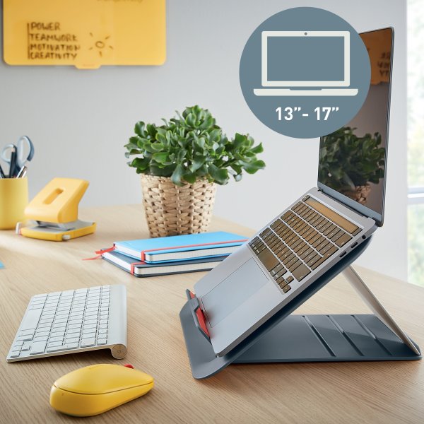 Leitz Cosy 17" laptop stander, grå