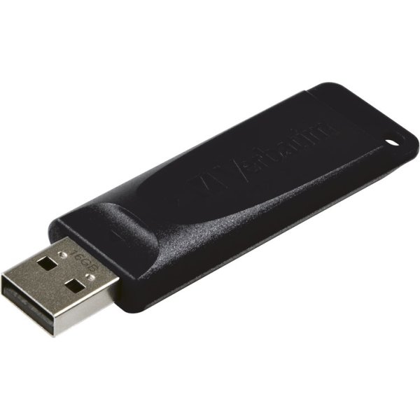 Verbatim USB 2.0 Store ´N´ Go Slider, 16GB, Sort