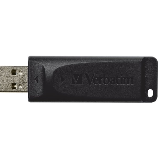 Verbatim USB 2.0 Store ´N´ Go Slider, 16GB, Sort