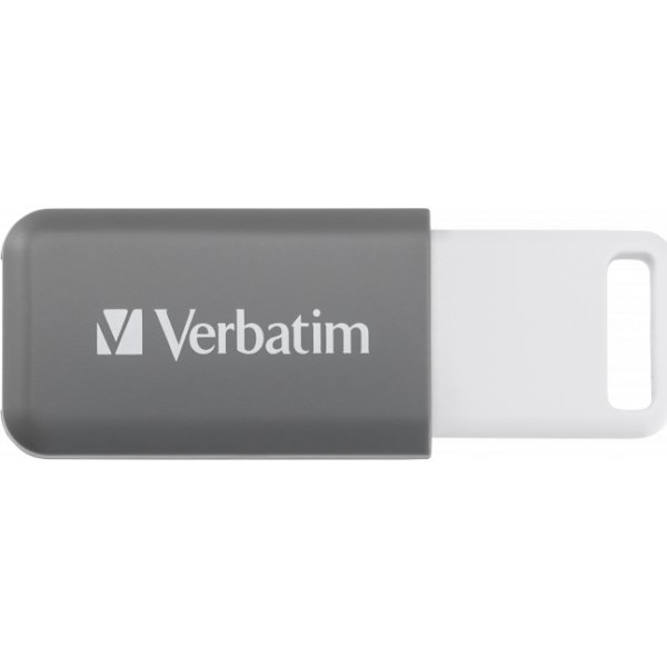 Verbatim USB-Nøgle, DataBar USB 2.0, 128GB, Grå