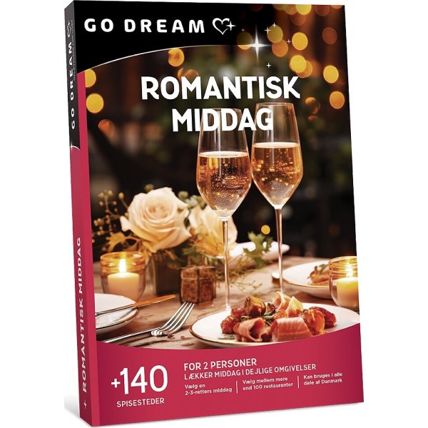 GO DREAM - Romantisk middag for 2