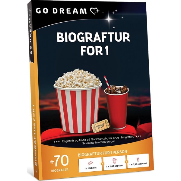 GO DREAM - Biograftur for 1 personer