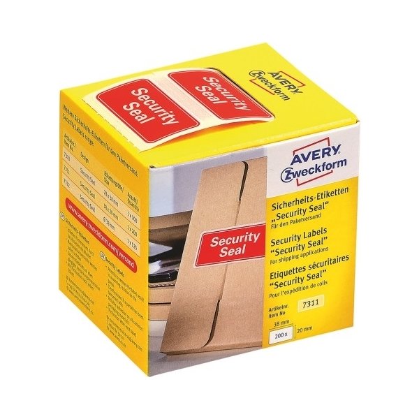 Avery 7311 Forseglingsmærker | 38x20 mm | 200 stk.