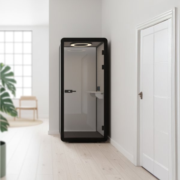 MuteTalk telefonboks, 1 pers., inkl. bord