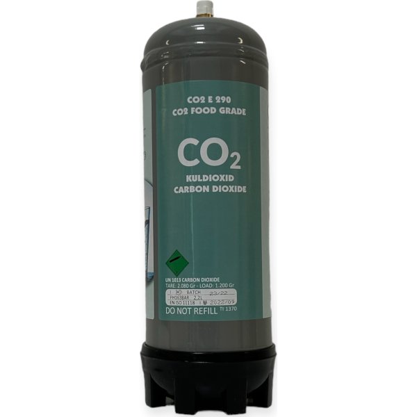 Waterrex CO2 trykregulator, 600 & 1200 gram