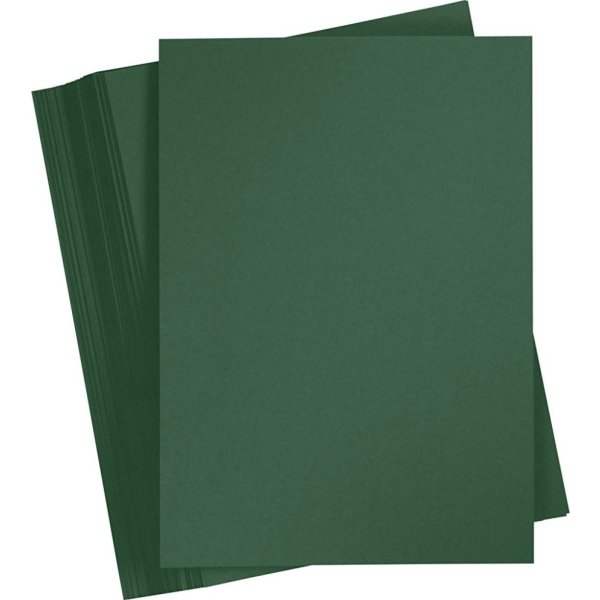 Karton Play Cut, A4 , 180 g, 100 ark mørk grøn