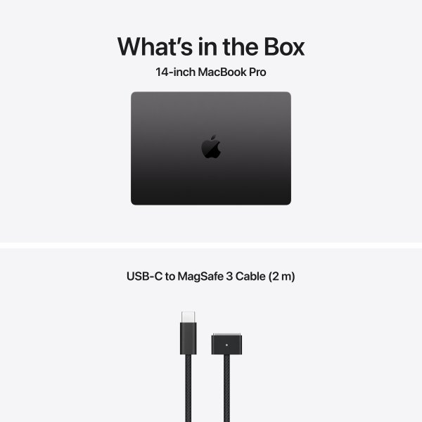 Apple MacBook Pro M5 14", 16GB, 512GB SSD, sort
