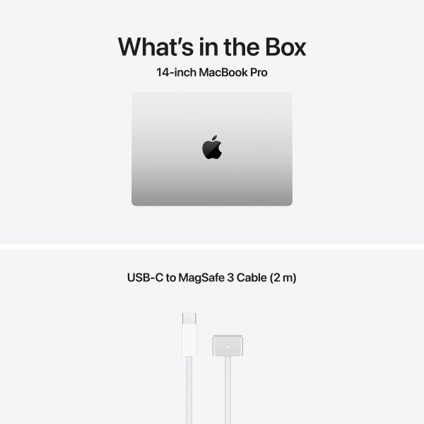 Apple MacBook Pro M5 14", 24GB, 1TB SSD, sølv