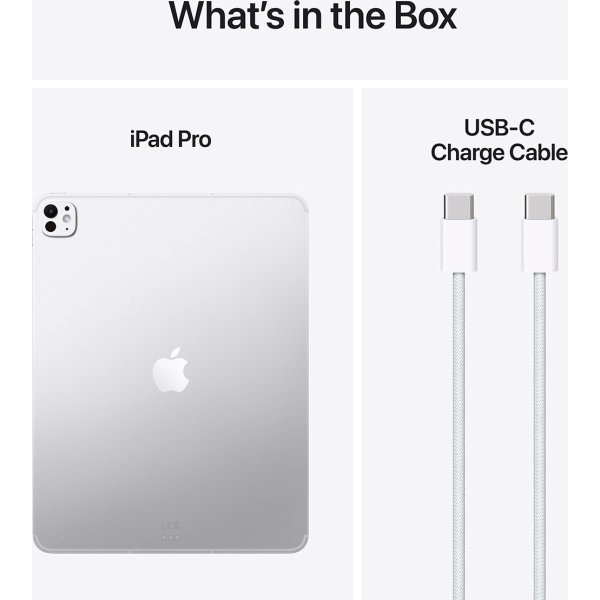 Apple iPad Pro 2025 13", Wi‑Fi + 5G, 256GB, sølv