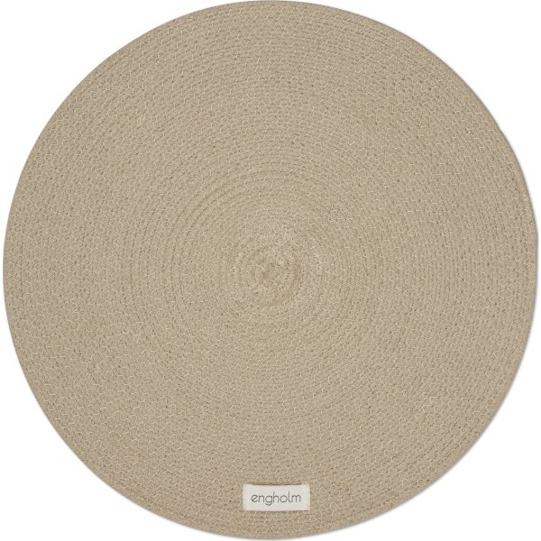Engholm Thor dækkeserviet, Ø40 cm, natur, 4 stk.