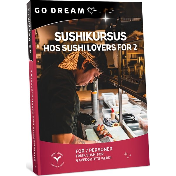 GO DREAM - Sushikursus for 2 hos Sushi Lovers