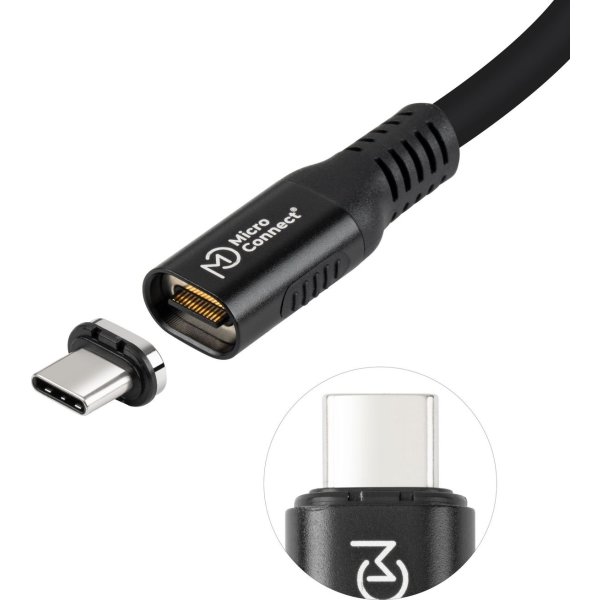 MicroConnect kabel, USB-C til USB-C, 0,5m