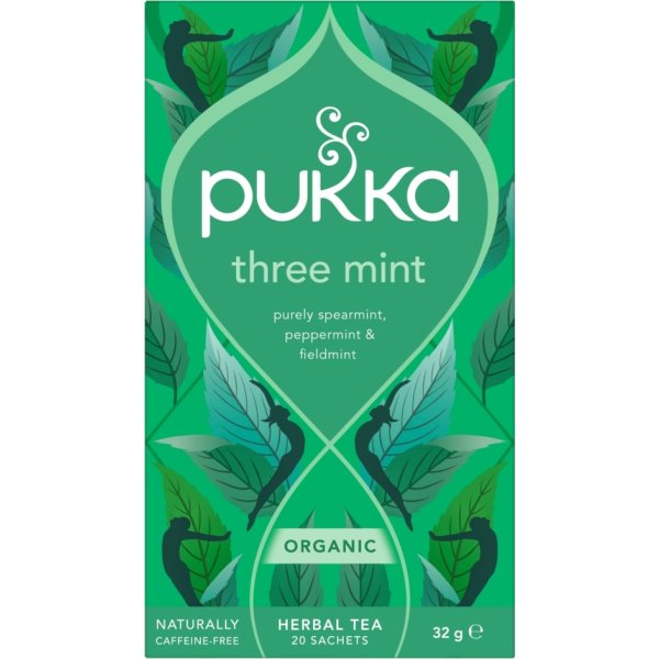 Pukka Three Mint te øko., 20 breve