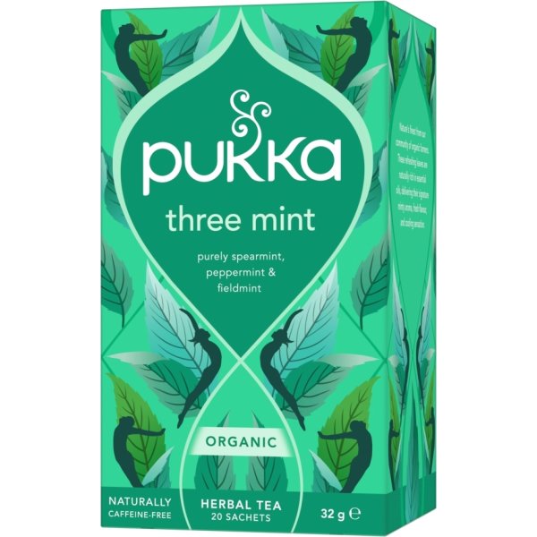 Pukka Three Mint te øko., 20 breve