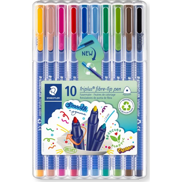 Staedtler Triplus Color Tusser | 10 farver