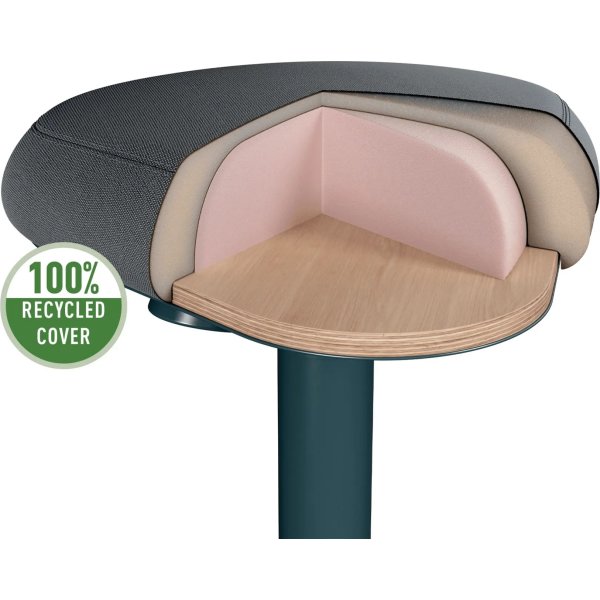 Leitz Ergo Active balancestol, mørkegrå