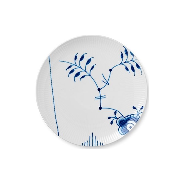 Royal Copenhagen Blå Mega Coupe Tallerken 23 cm