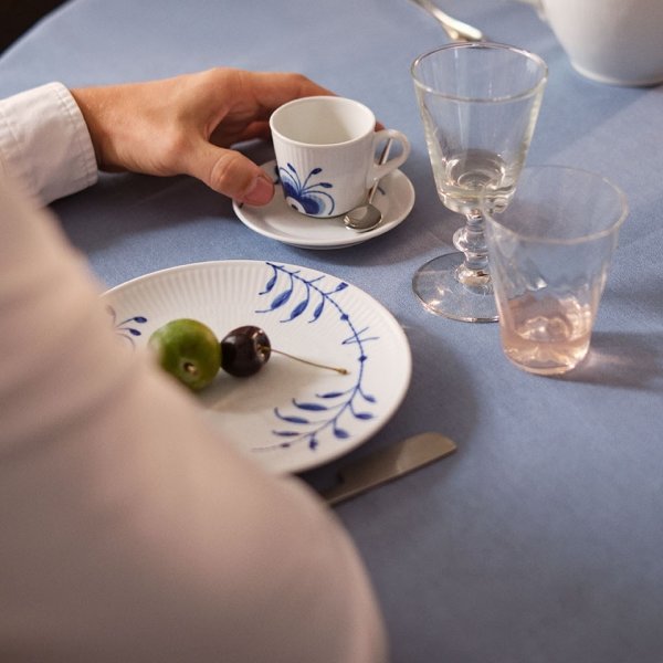 Royal Copenhagen Blå Mega Coupe Tallerken 19 cm