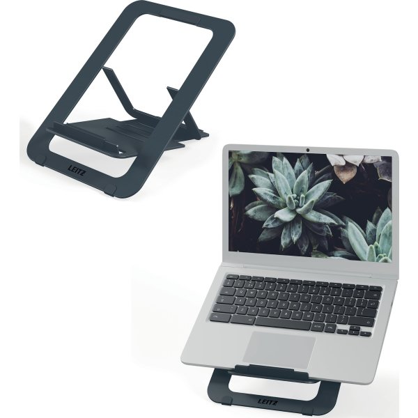 Leitz Ergo 17" laptop stander, mørkegrå