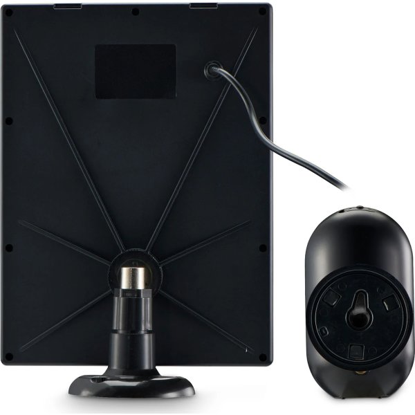 HAMA Overvågningskamera, udendørs, solcelle, sort