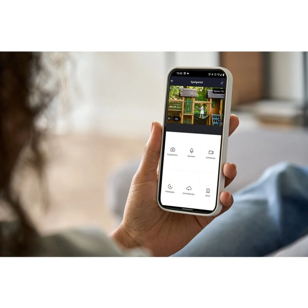 HAMA Overvågningskamera, udendørs, solcelle, sort