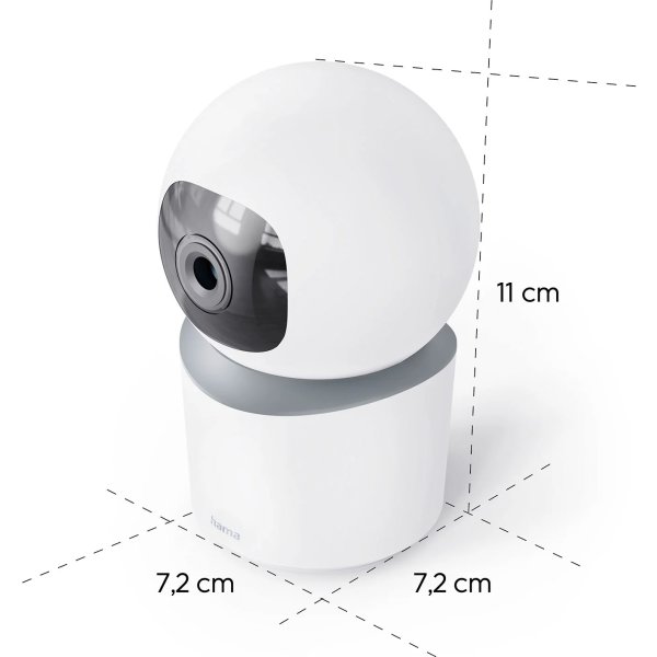 HAMA Overvågningskamera, indendørs, drejelig, hvid