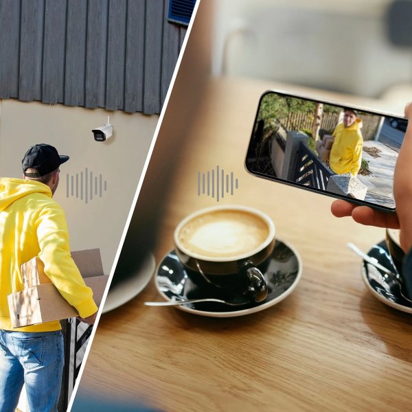 HAMA Overvågningskamera, Udendørs, hvid