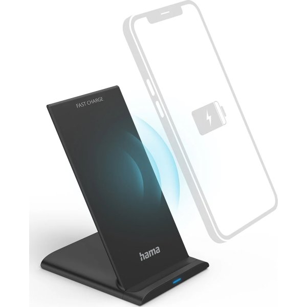 HAMA Ladestation, trådløs - 10W, sort