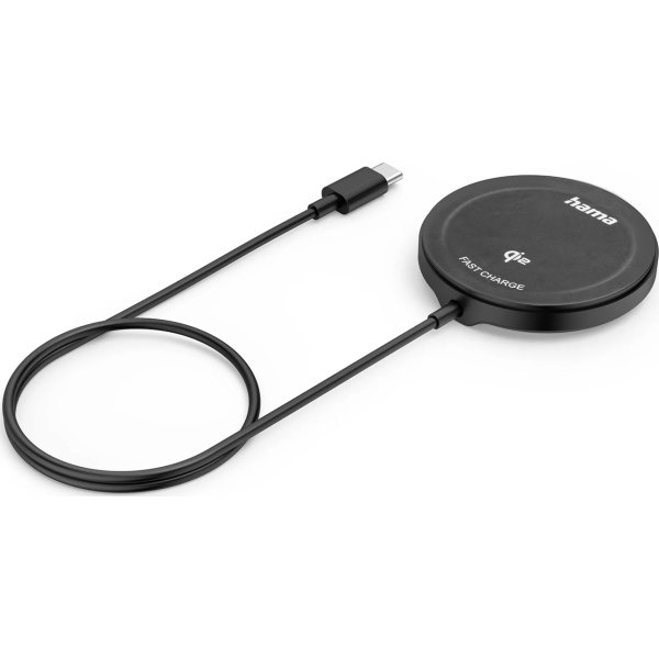 HAMA Trådløs opladning, Qi2 - 15W, Sort
