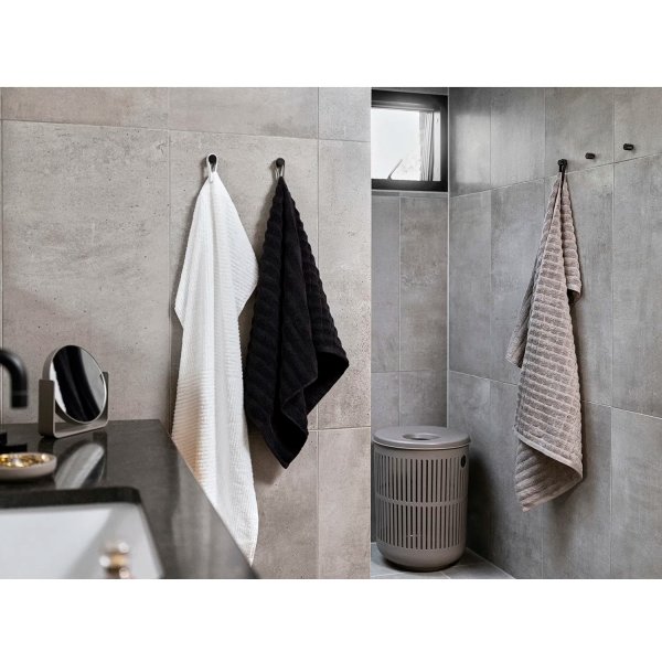 Zone Loop Magnet Håndklædestrop,2 stk., sort