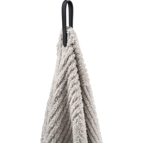 Zone Loop Magnet Håndklædestrop,2 stk., sort