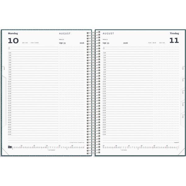 Mayland 2026 Timekalender, soft touch
