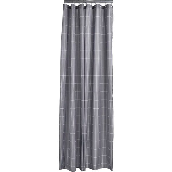Zone Tiles Badeforhæng, 200x180cm, grå