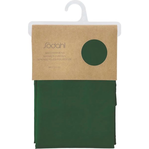 Sødahl Comfort Badeforhæng, 180x200cm, grøn