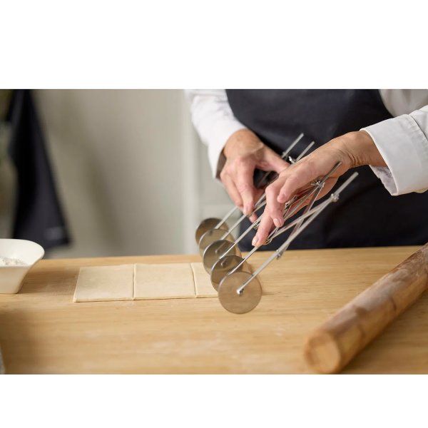 Blomsterberg Dejspore med 5 hjul, stål