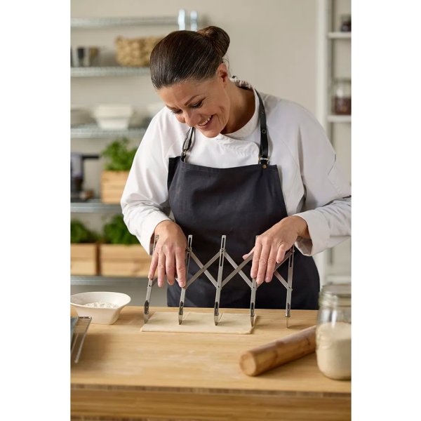 Blomsterberg Dejspore med 5 hjul, stål