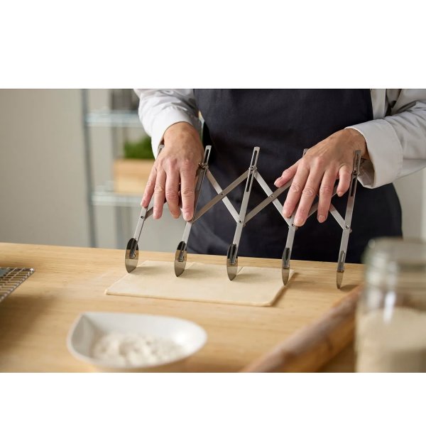 Blomsterberg Dejspore med 5 hjul, stål