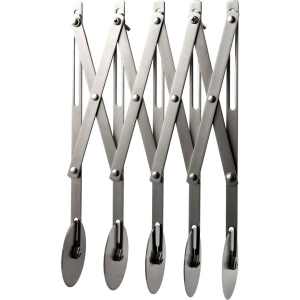 Blomsterberg Dejspore med 5 hjul, stål