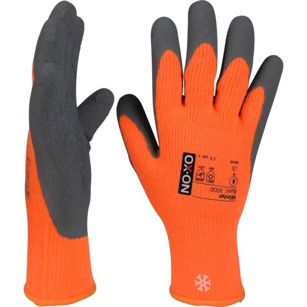 OX-ON Arbetshandske Winter Basic 3000, Strl 8