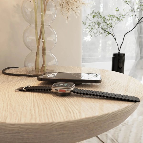 ZENS Trådløs oplader, Pro 2, QI2, Sort