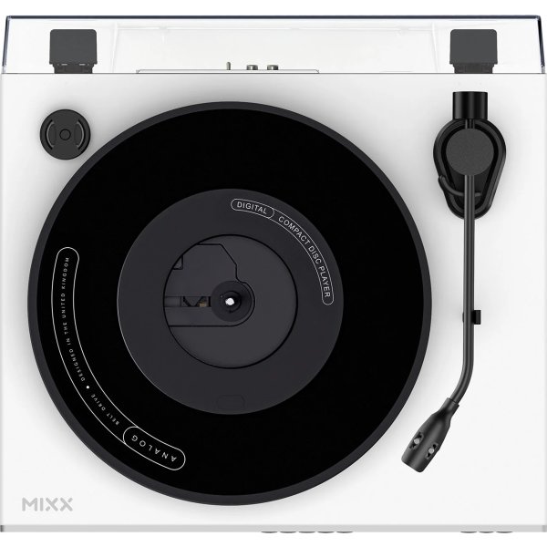 MIXX Vinyl- og CD-afspiller, Analog Plus - Hvid