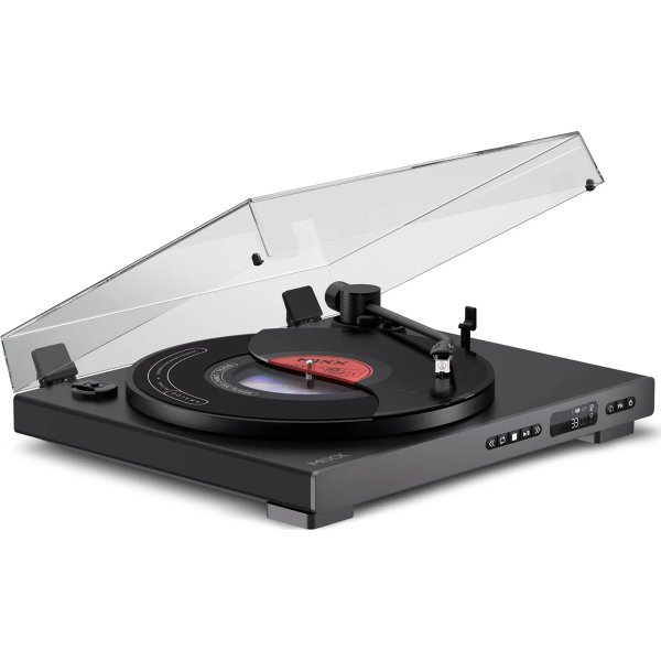 MIXX Vinyl- og CD-afspiller, Analog Plus - Sort