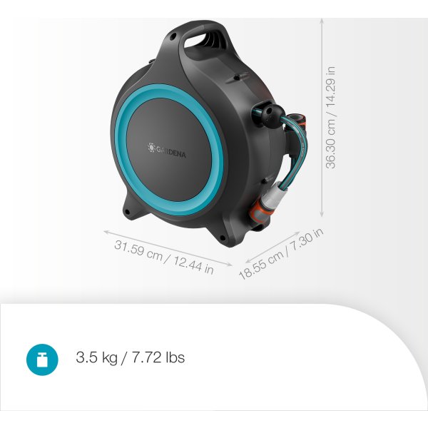 Gardena Transportabel Slangeboks MoveMatic, 12,5 m