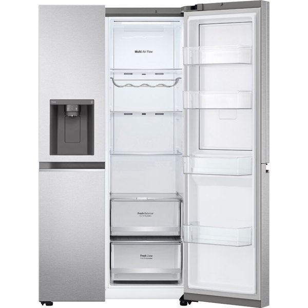 LG Amerikanerkøleskab 179 cm høj, 635L, grå