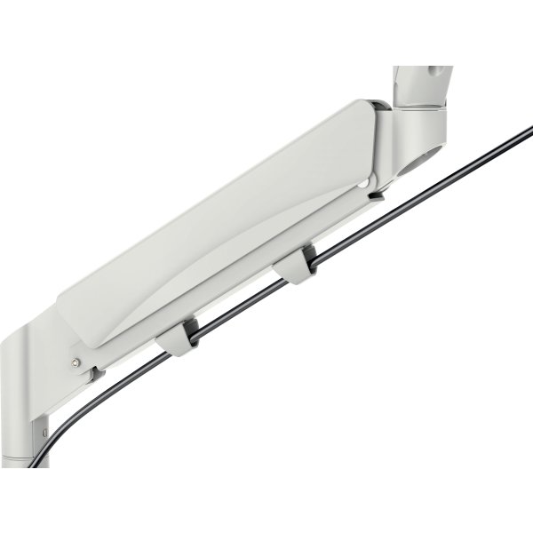 Leitz Ergo pladsbesparende single monitor arm, grå