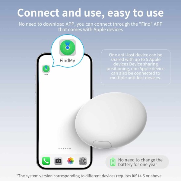 Boomee Sporing - Itag Tracker, hvid