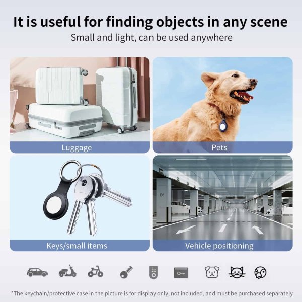 Boomee Sporing - Itag Tracker, hvid